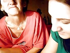 granny and teen on webcam