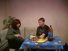 Russian Mature Mom and Son Sexual relations